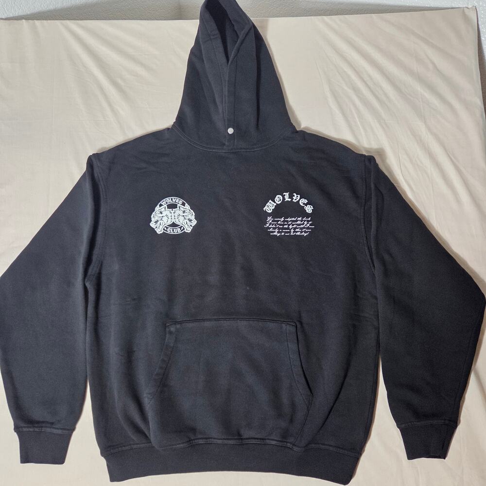 Darc Sport x Dark Knight Rises Bane Wolves Hoodie Black L Numbered 216/1000